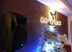 Акустические системы в проекте май саунд по озвучиванию кафе