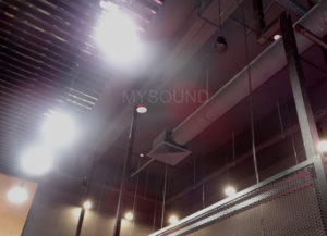 CVGaudio CS416TBL подвесные акустические системы в проекте для фоновой музыки