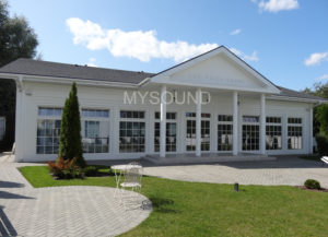 Фоновый звук в усадьбе White House. Профессиональное звуковое оборудование в mysound.by