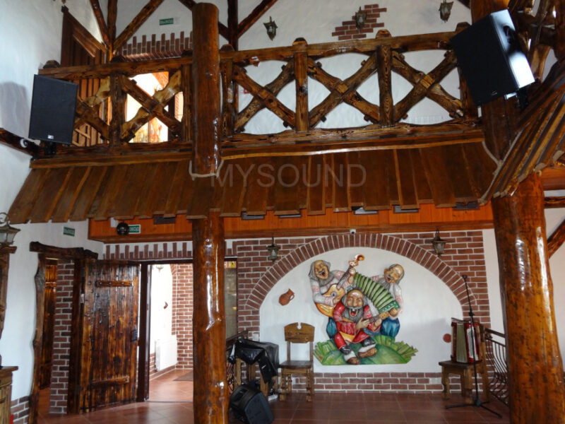 Звук и свет в кафе Будзьма Дискотечный звук и свет в каталоге май саунд
