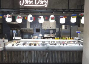 Настенные громкоговорители в магазине John Dory - магазин в Новой Боровой