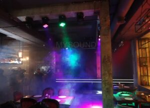 Сценический свет с дым-машиной - фото проекта