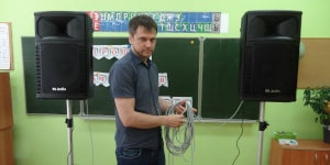 zvuk-dlya-shkolyЗвуковое оборудование для школы в агрогородке Гожа - новости май саунд