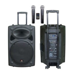 HL Audio USK-12A-BT фото и характеристики акустической системы с двумя радиомикрофонами