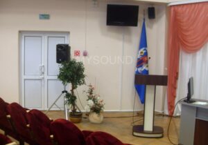 Комплект звука для конференц-зала поликлиники - аппаратура для конференций и лекций